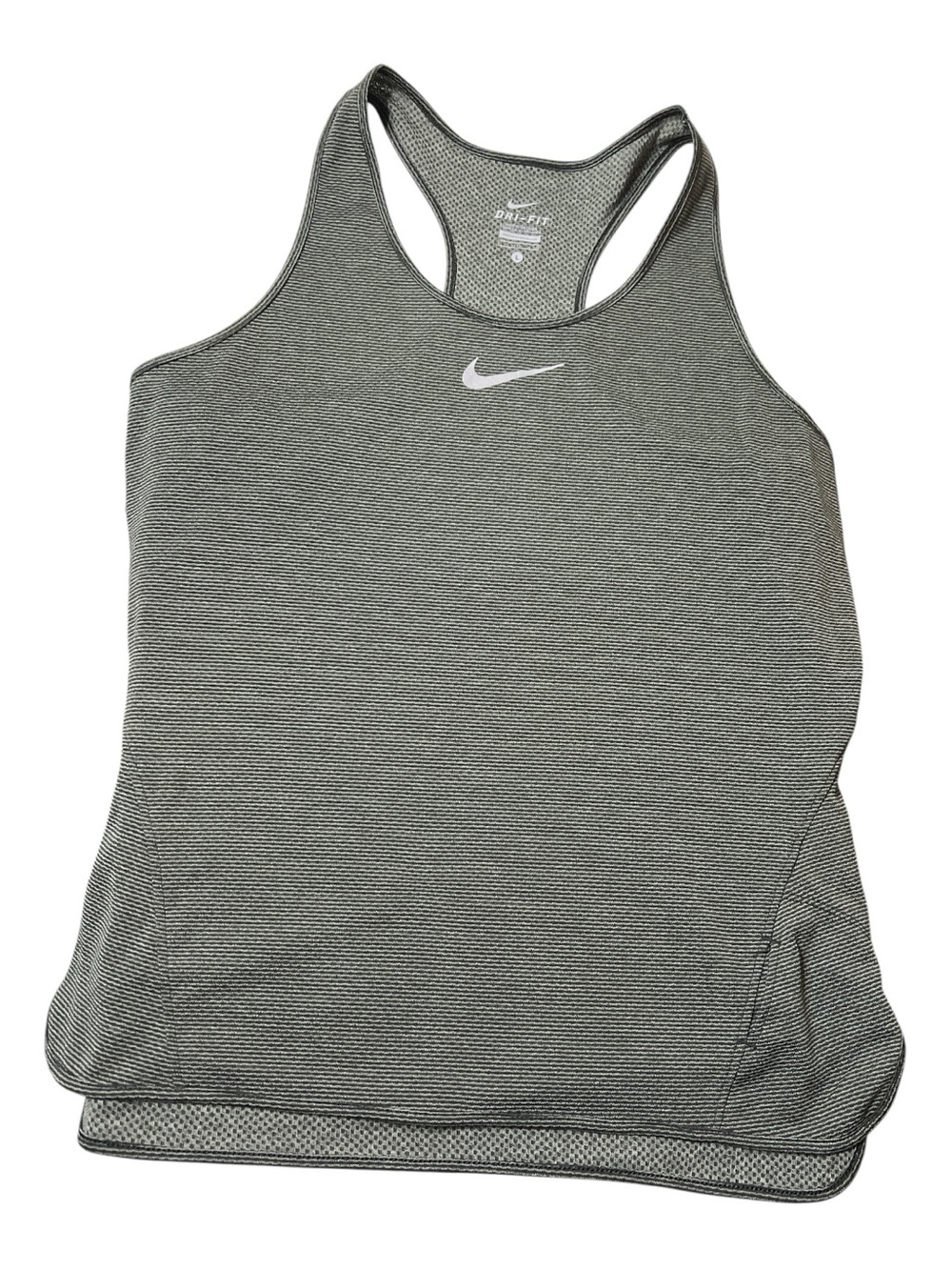 Nike Gray Performance Racerback Tank - Picture 2 of 2